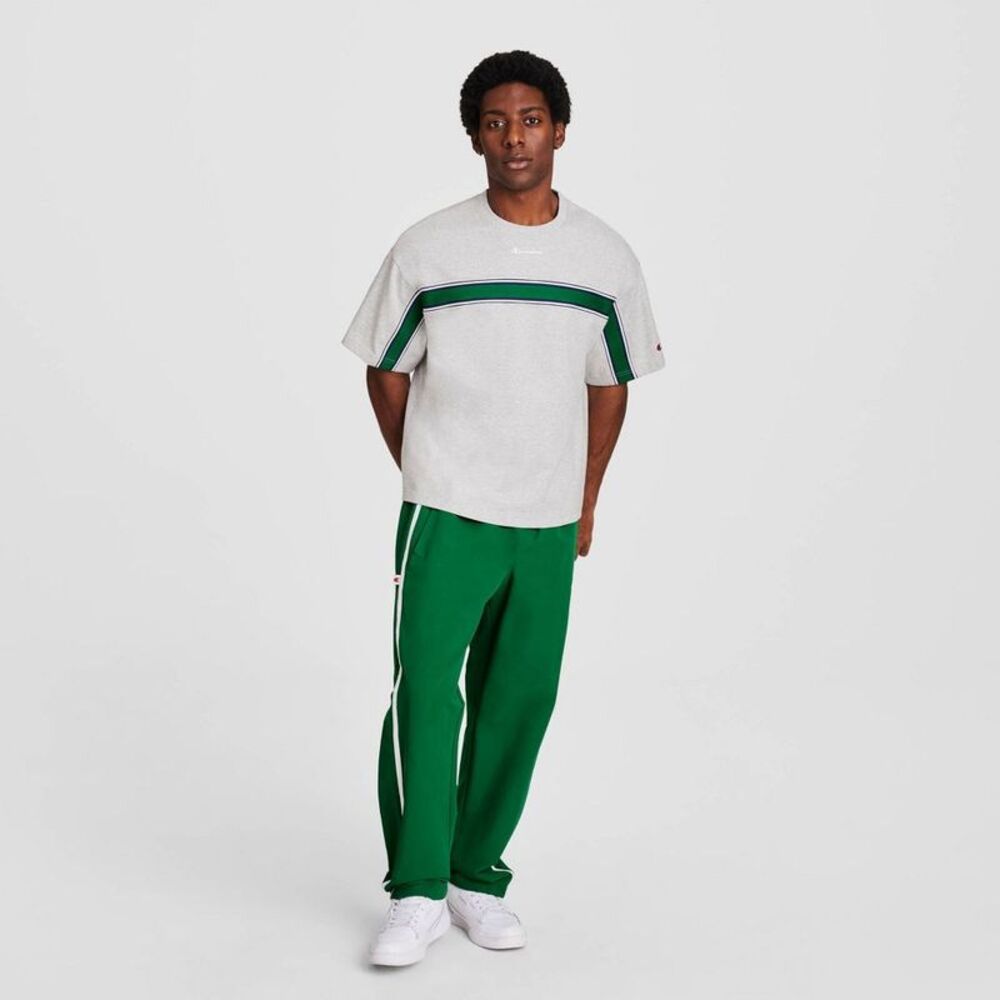 Champion Men's Classic Straight Fit Pull-On Nylon Pants - Verdant Green L - Picture 3 of 5